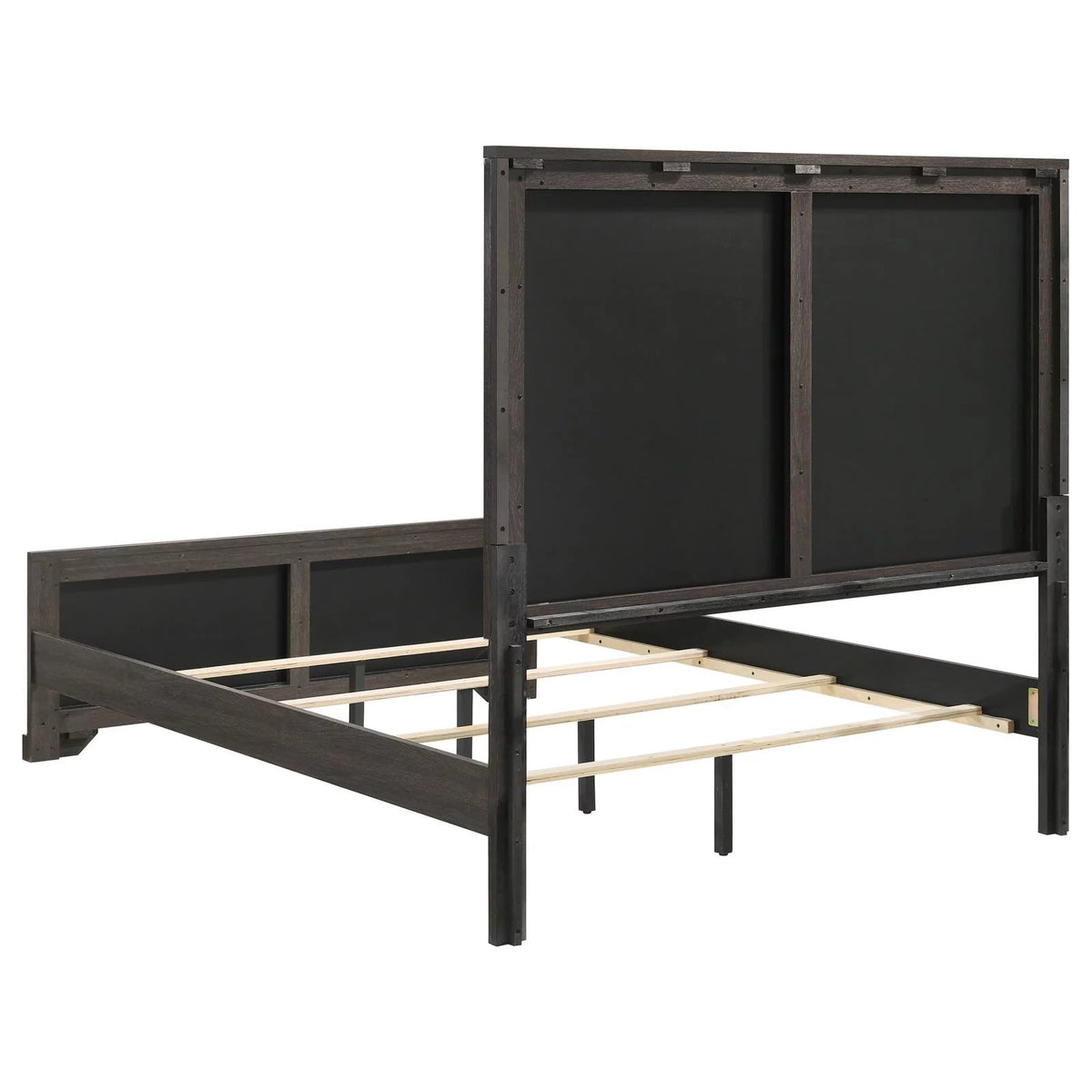 5-piece Eastern King Bedroom Set Brown and Light Taupe Y42624