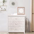Farmhouse Buffet with Sliding Door Storage Cabinet B659