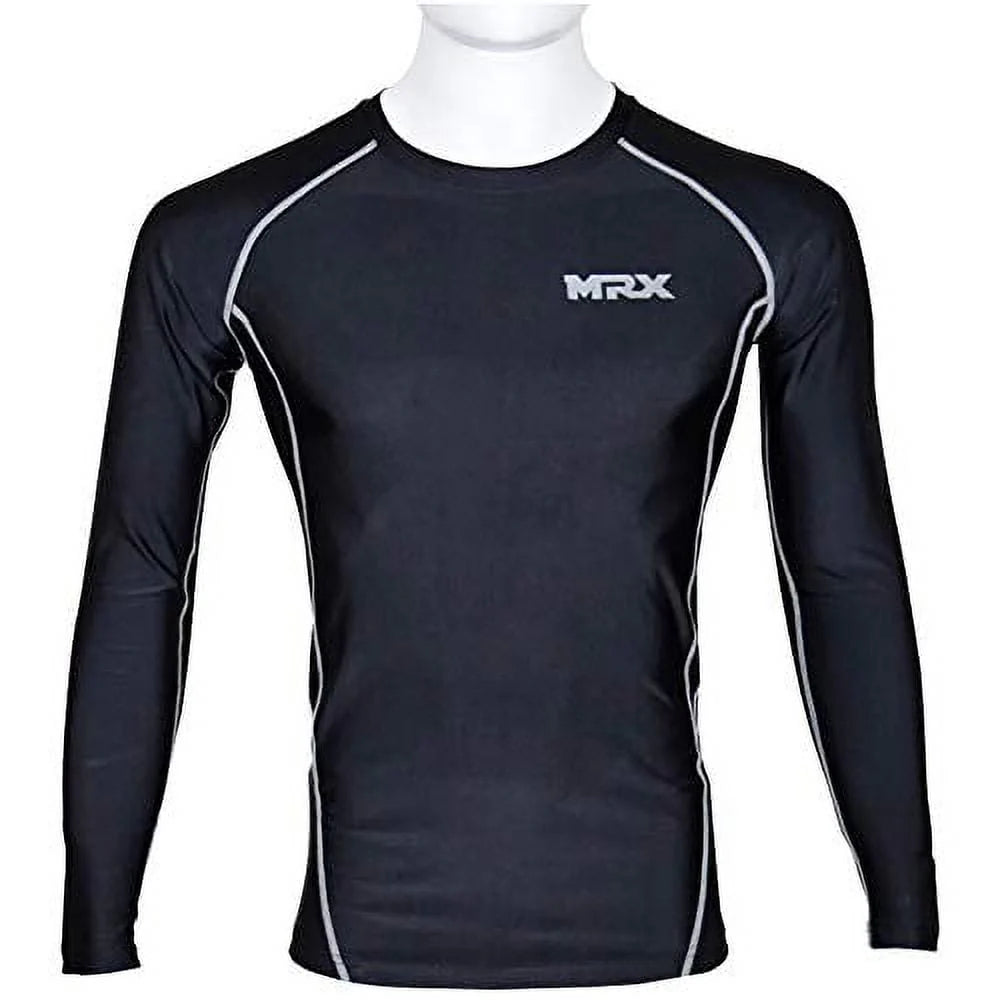 Men's Compression Shirt Full Sleeve Black Large I371