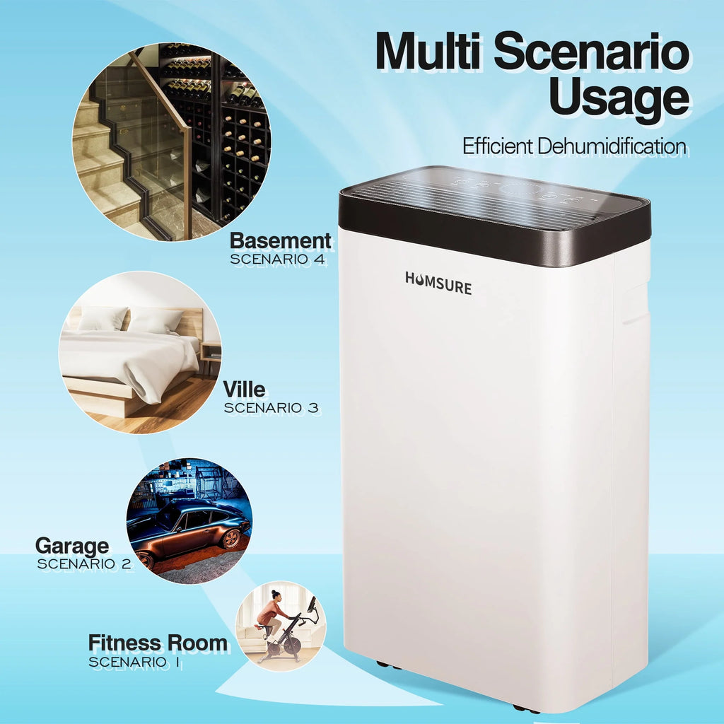 22 Pints Portable Dehumidifier with Drain Hose N697