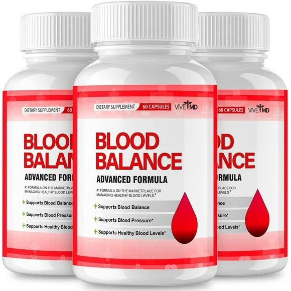 Blood Balance Supplement with Vitamin C Turmeric Zinc 3 Pack B173883