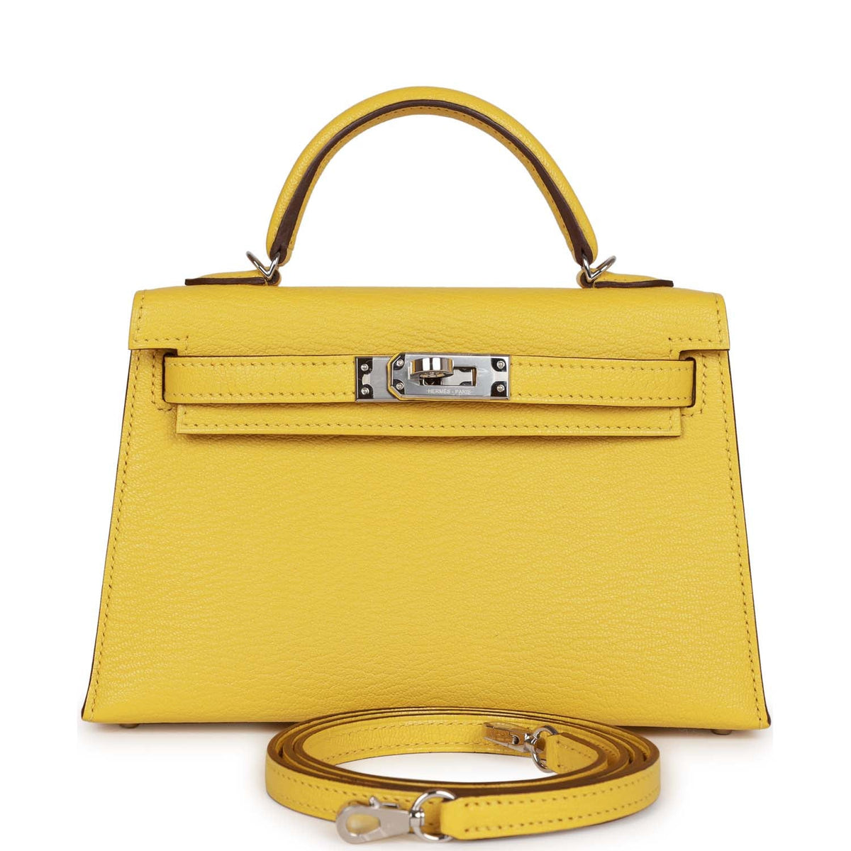Jaune de Naples Verso Chèvre Palladium Hardware Bag W97222
