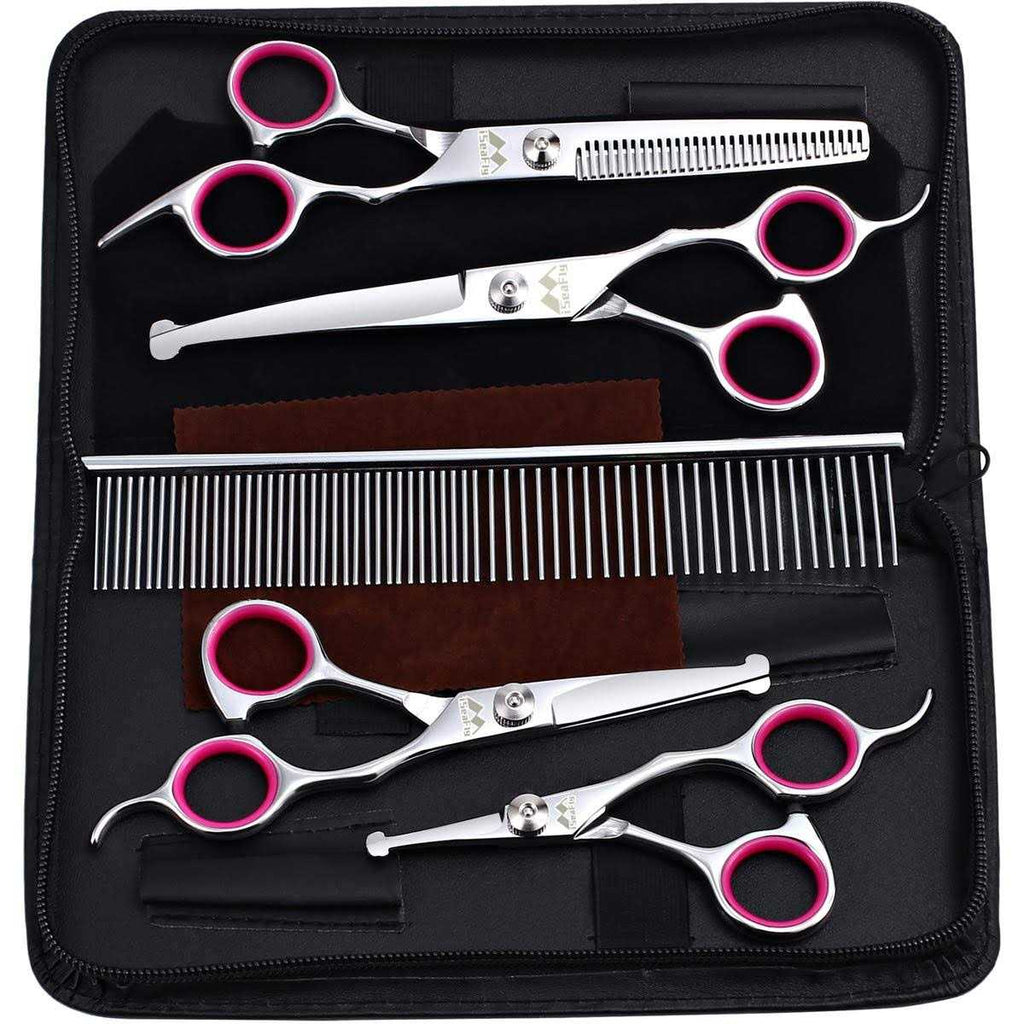 Dog Grooming Scissors Kit Set of 5 Y3568