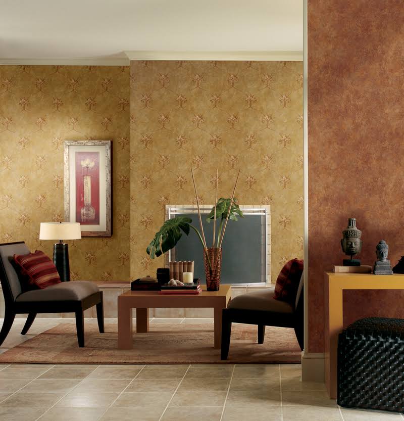 Brown Wallpaper F8714