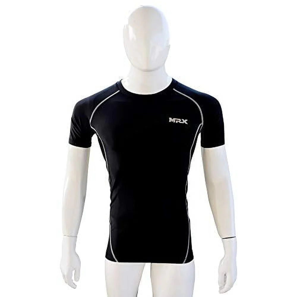 Men's Compression Shirt Full Sleeve Black Large I371