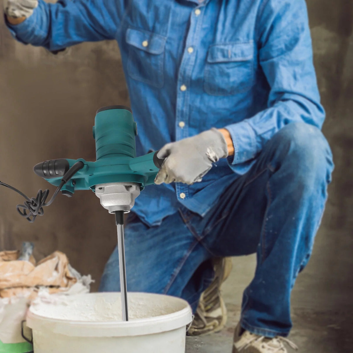 2100W Electric Cement Mixer W24510