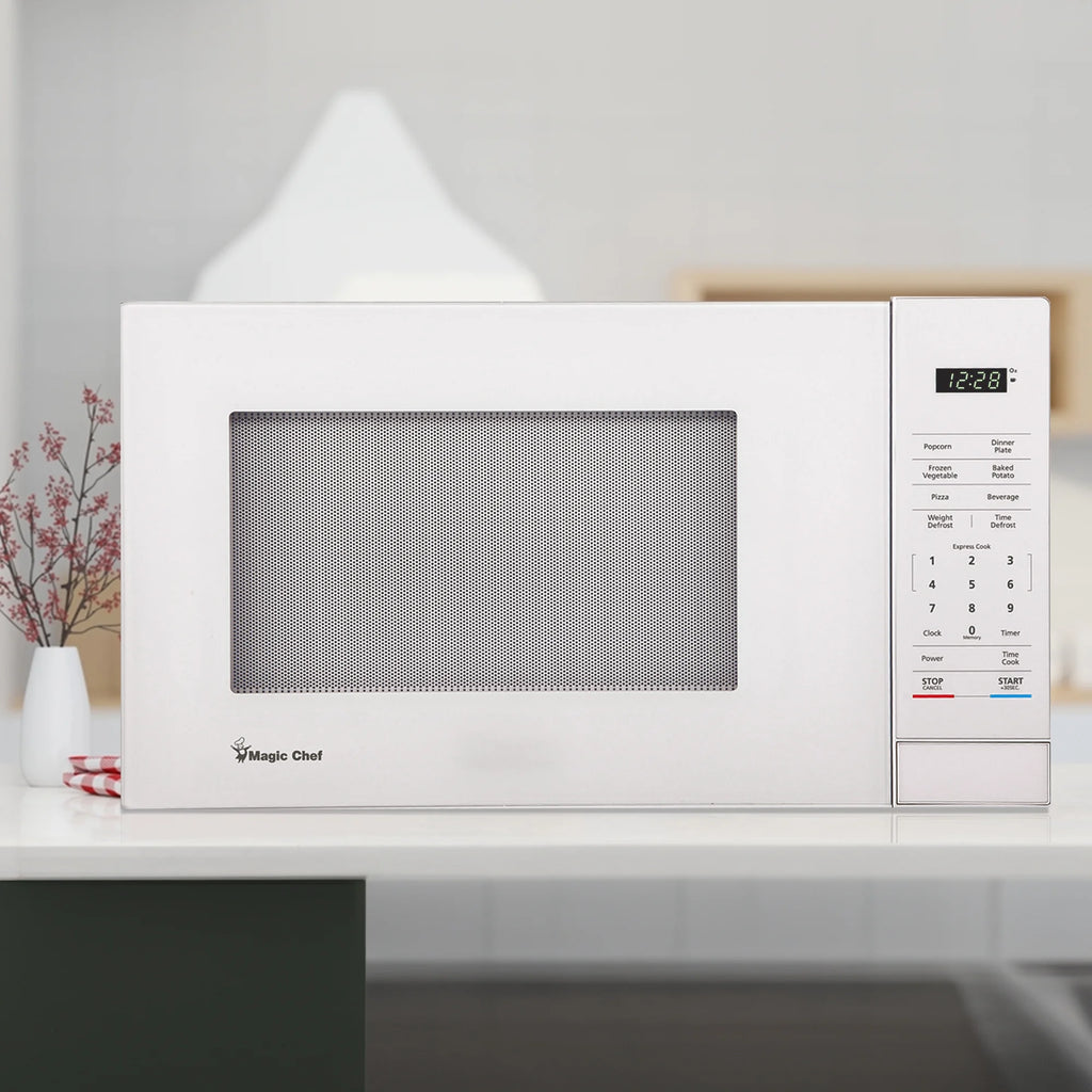 White Countertop Microwave Oven, 1,000 Watts W45691