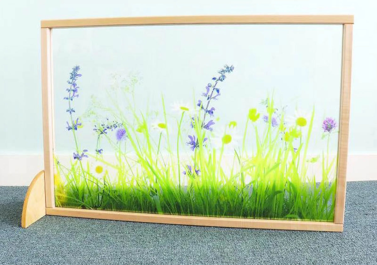 36 in. Clear Acrylic Room Divider Panel Z653