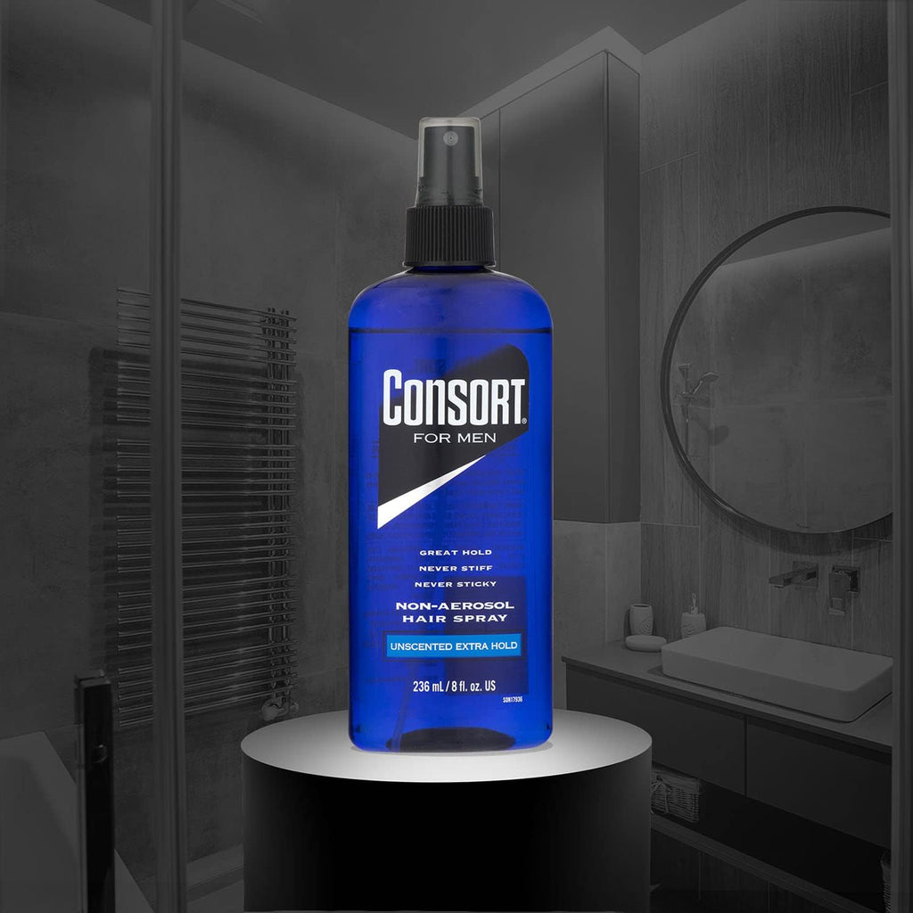 Unscented Hair Spray 8oz Pump 3 Pack U924