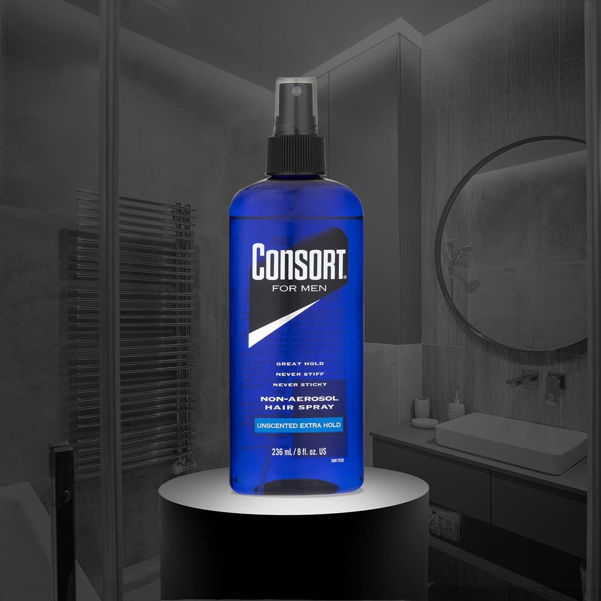 Unscented Hair Spray 8oz Pump 3 Pack U924