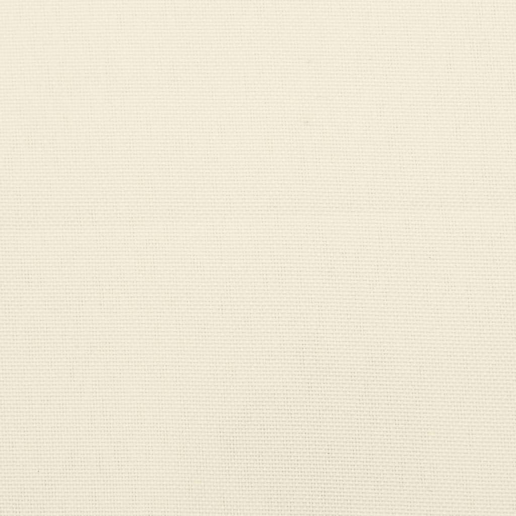 Cream White Oxford Fabric Outdoor Bench Cushion C815