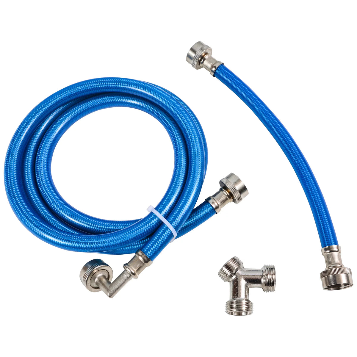 6 ft Stainless Steel Braided Steam Dryer Hose Kit with Y Connector K84729