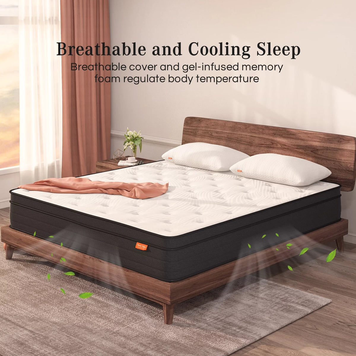 King Size Medium Firm Memory Foam Hybrid Mattress P9183