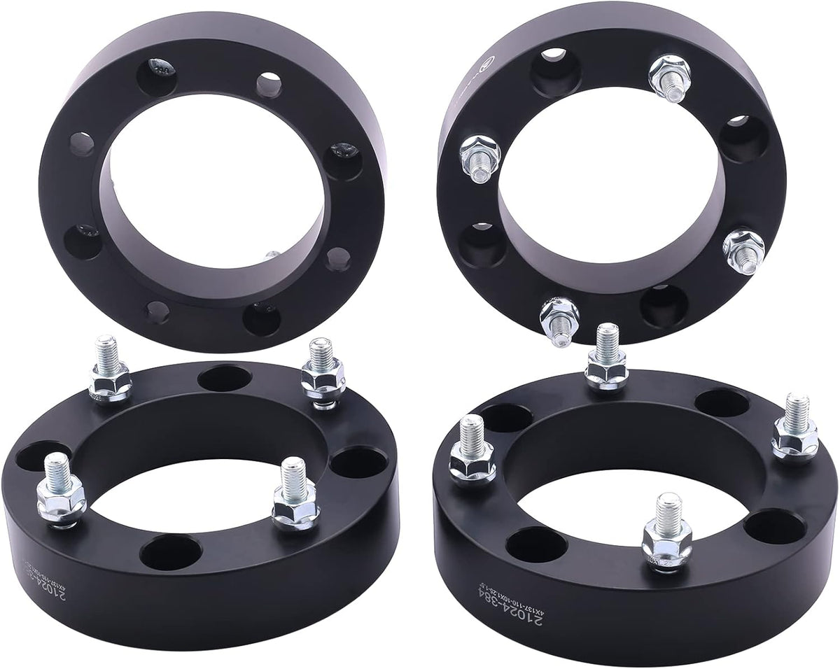 Black Forged ATV Wheel Adapters 1.5 Inch Pack of 4 O847319