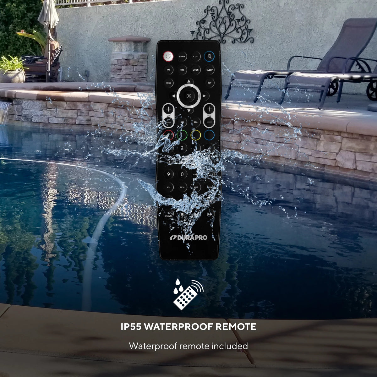43" Outdoor 4K UHD LED TV with Waterproof Remote M9633