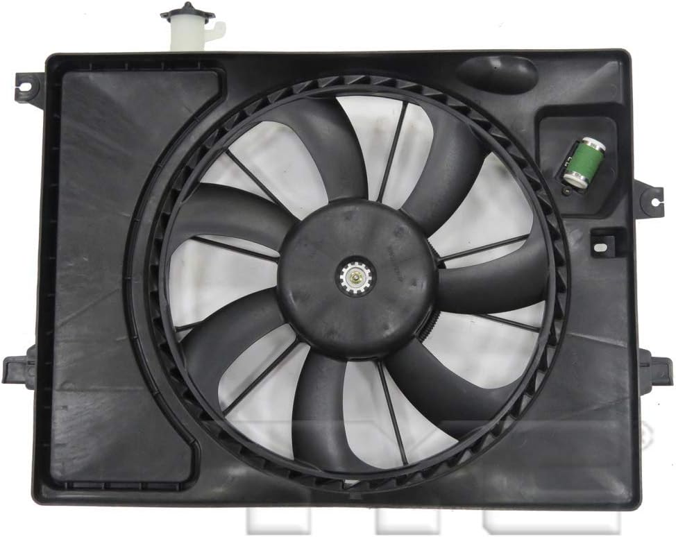 Radiator and A/C Condenser Fan Assembly 2014 2015 2016 O698