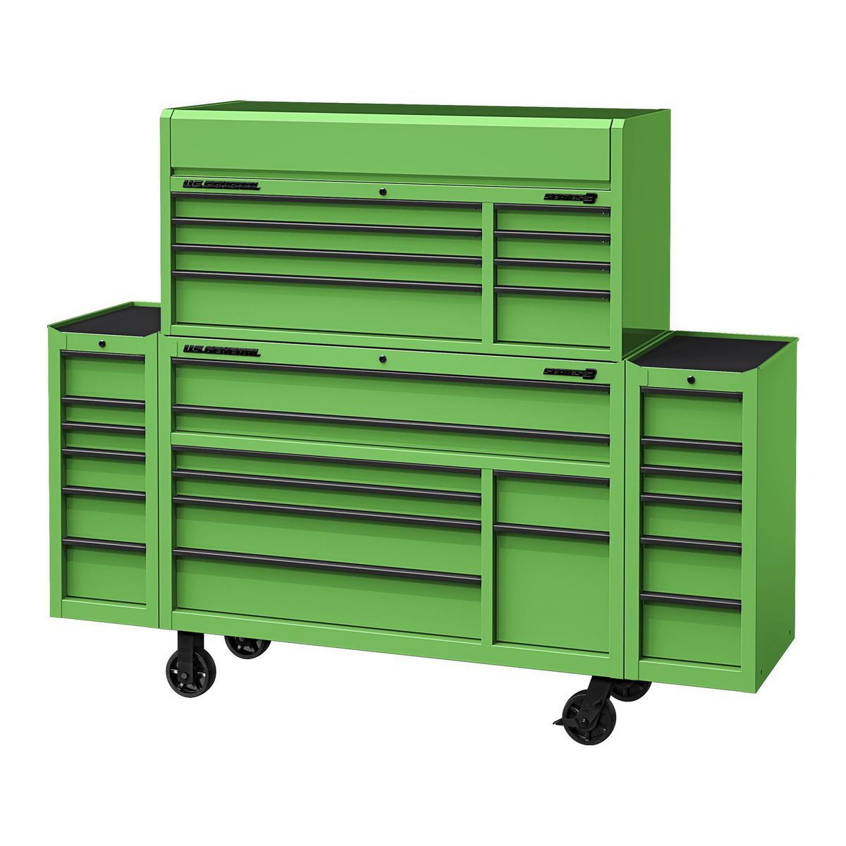 56 in. x 22 in. Green Top Chest P6782