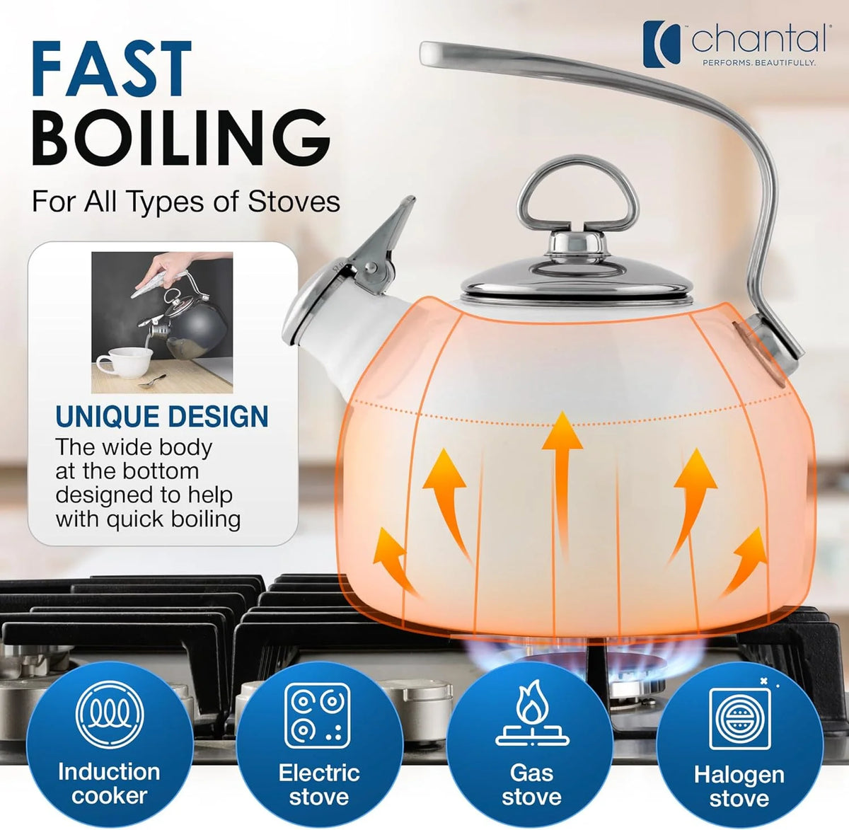 1.8 QT Food Grade Pure Copper Teakettle A571