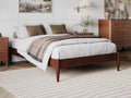 14" Walnut Solid Wood Platform Bed S39661