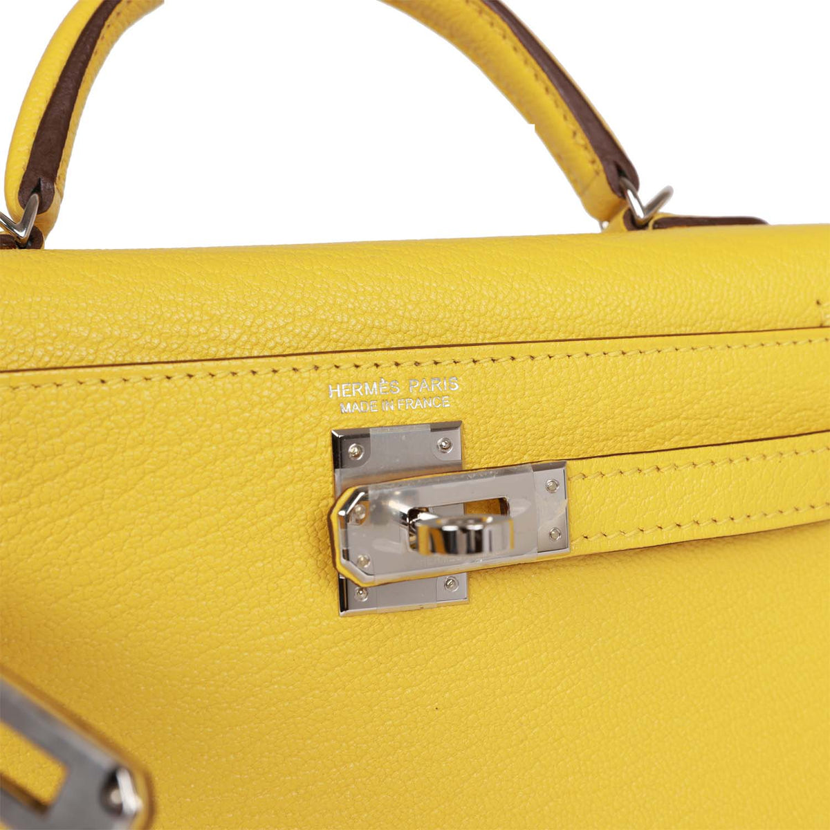 Jaune de Naples Verso Chèvre Palladium Hardware Bag W97222