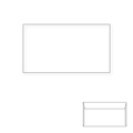 6-1/4 Regular Envelopes, White, Carton of 5000 K761