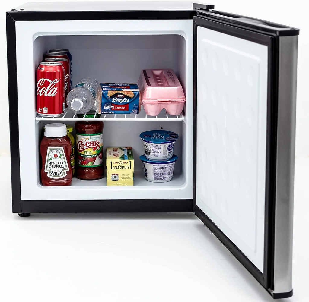 Black 1.4 Cu. Ft Refrigerator/Freezer R3163