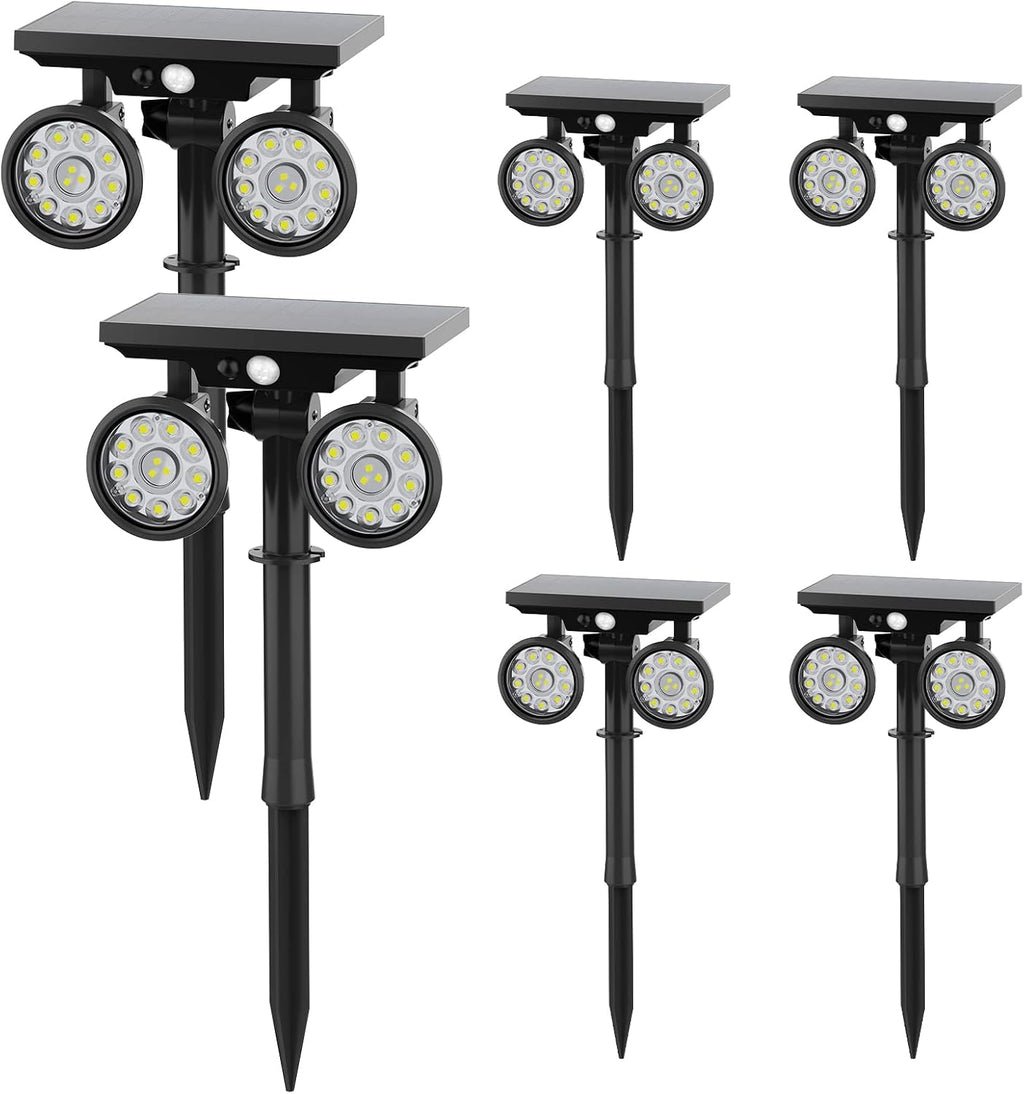 4 Pack Solar Motion Sensor Outdoor Spot Lights R637548