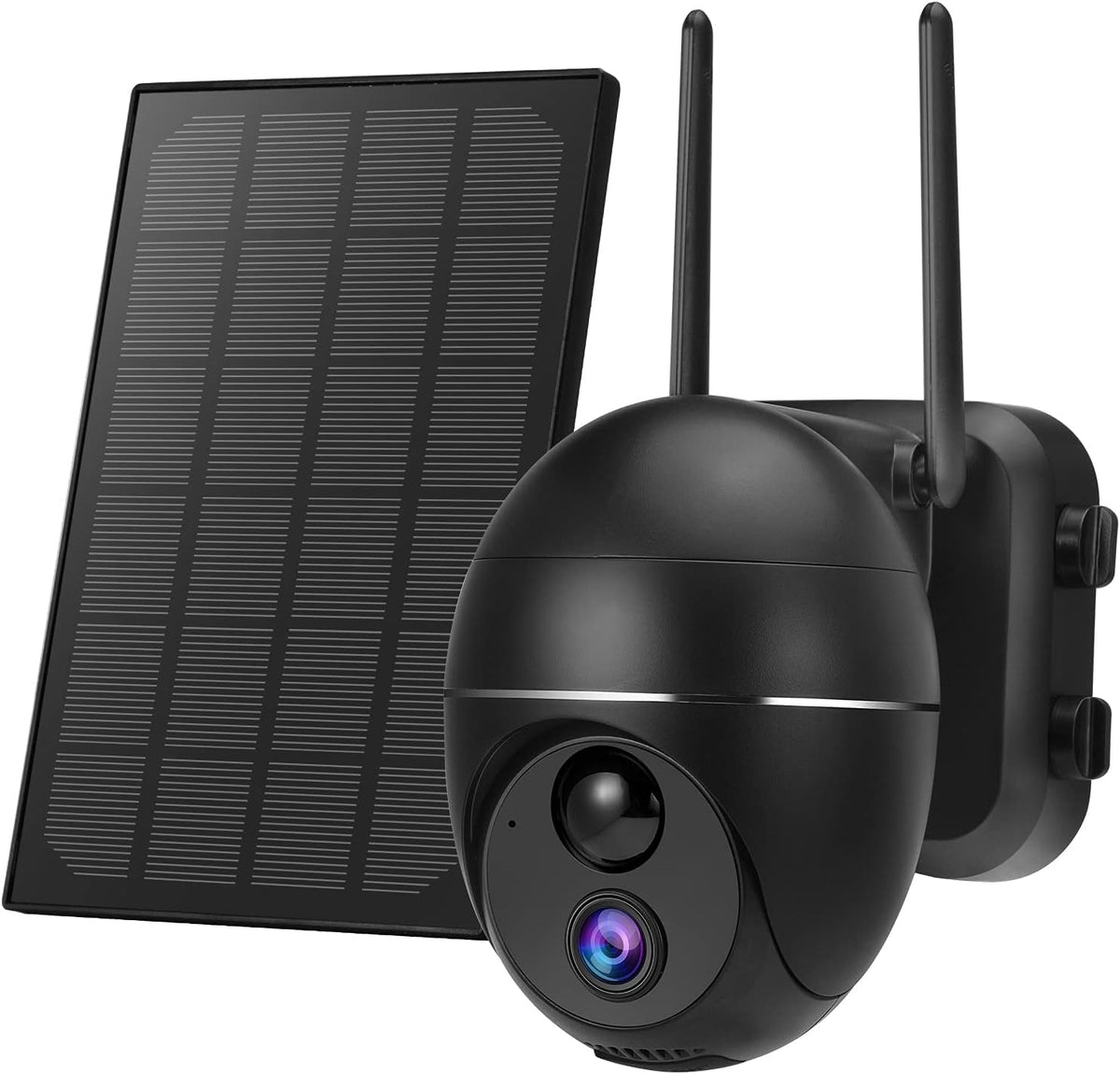 Outdoor Wireless Solar Powered Wifi Security Camera with 15000mAh Battery, HD 1080P, Night Vision, PIR Motion Detection, 2-Way Audio, IP65 V3819