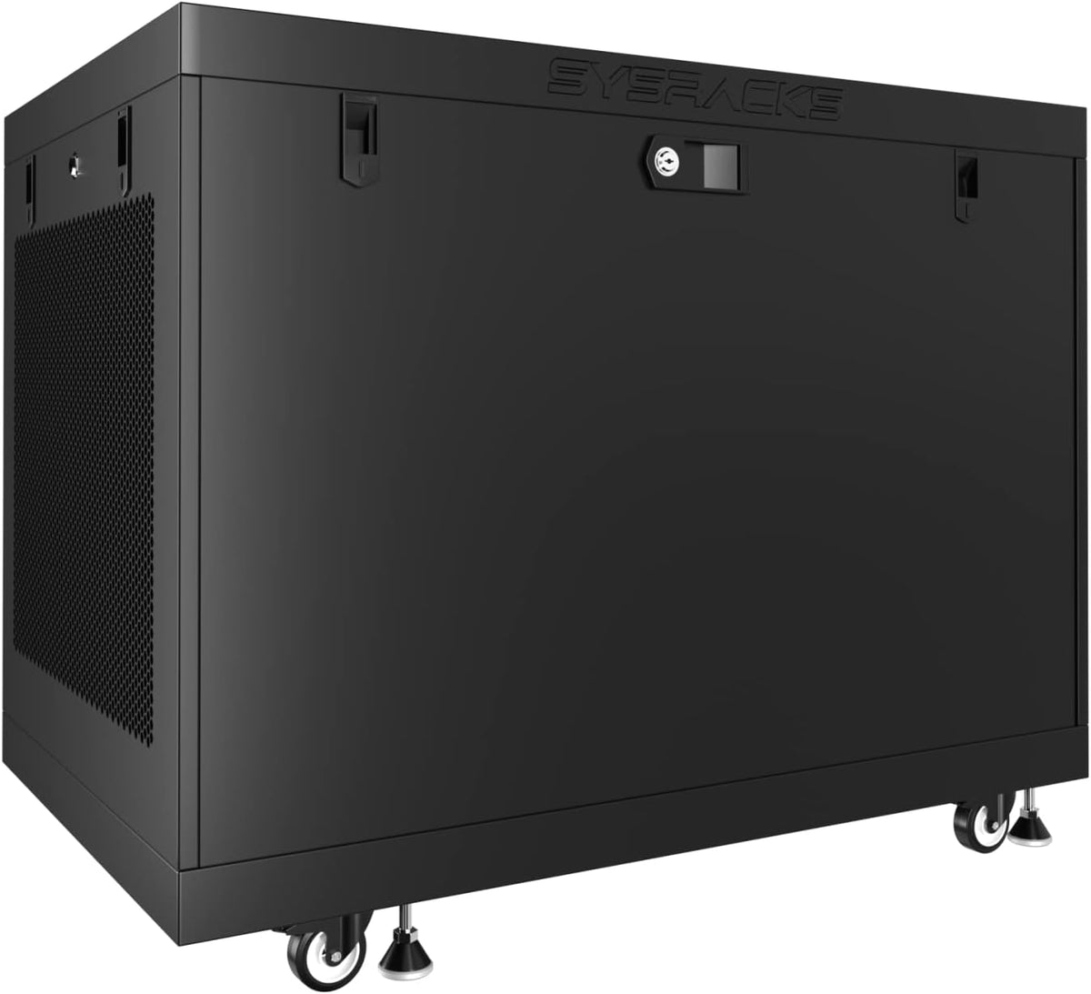 15U 35 inch Deep Server Rack Cabinet Enclosure with Cooling Fans, LCD Screen, Thermostat, PDU, Casters, Shelf X459