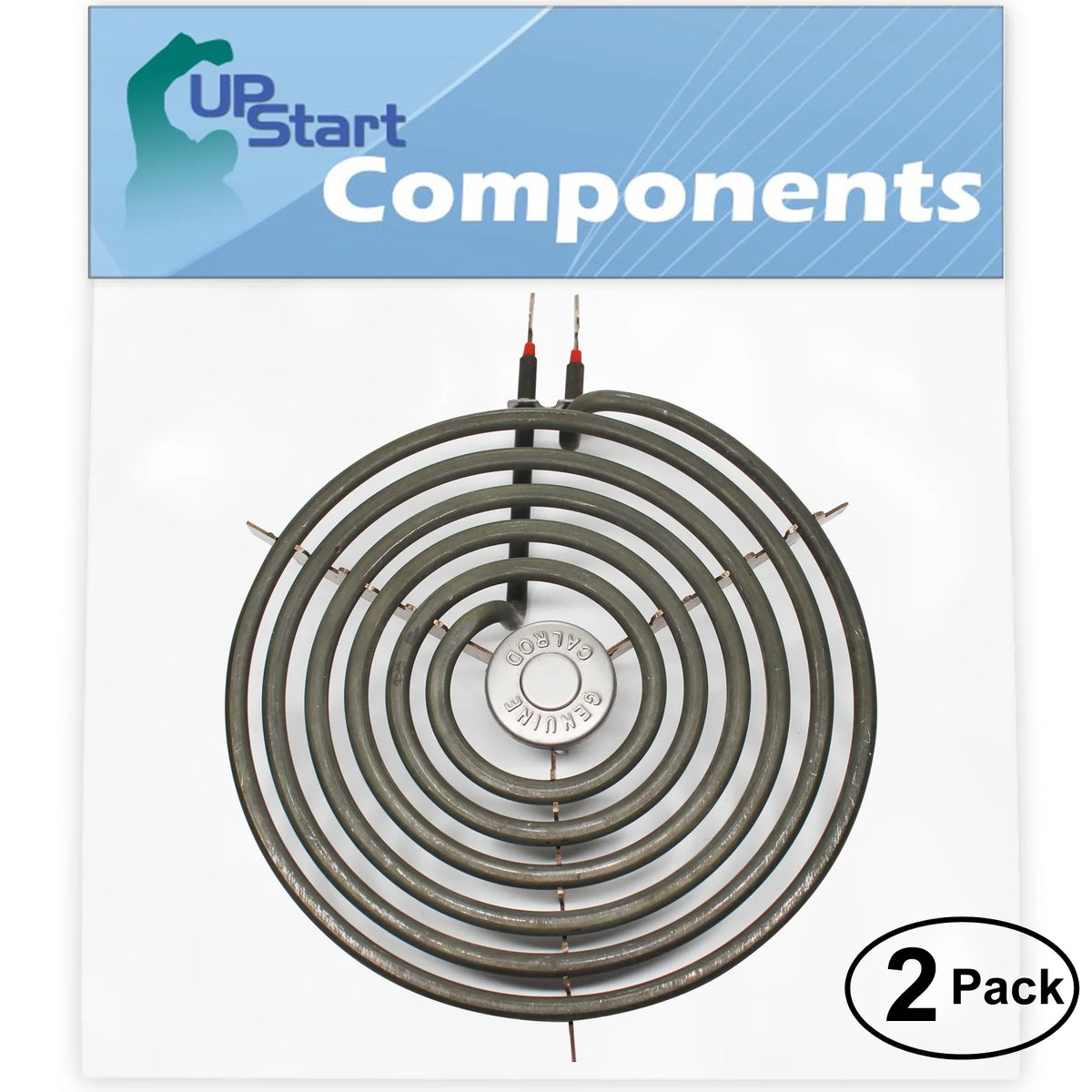 2-Pack 8 inch 6 Turns Surface Burner Element for Range Stove Cooktop W915