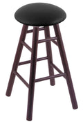 24x22 Oak Counter Stool with Black Vinyl Seat X22082