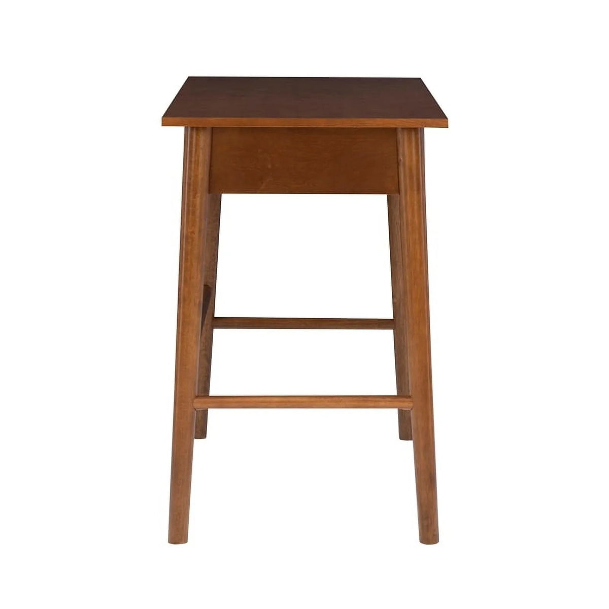 Mid-Century Wood/Metal Office Desk in Walnut Brown Y971000