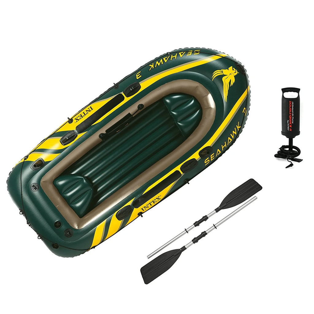 3 Person Inflatable Boat Set with Oars & Pump Z1900