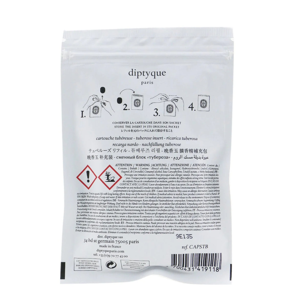 Tubereuse Scented Insert 2.1g W832