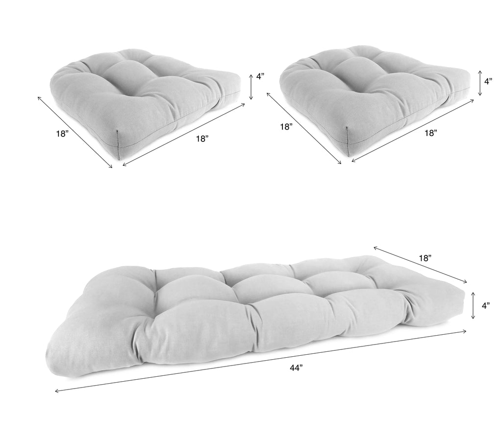3-Piece Tufted Outdoor Cushion Set M742100