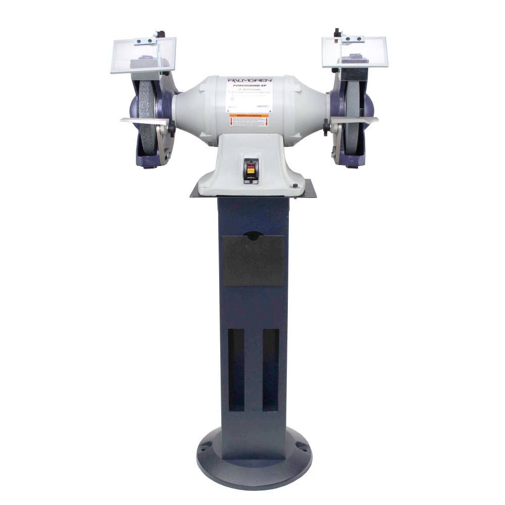 10 in. Bench Grinder Pedestal Stand Combo T784463