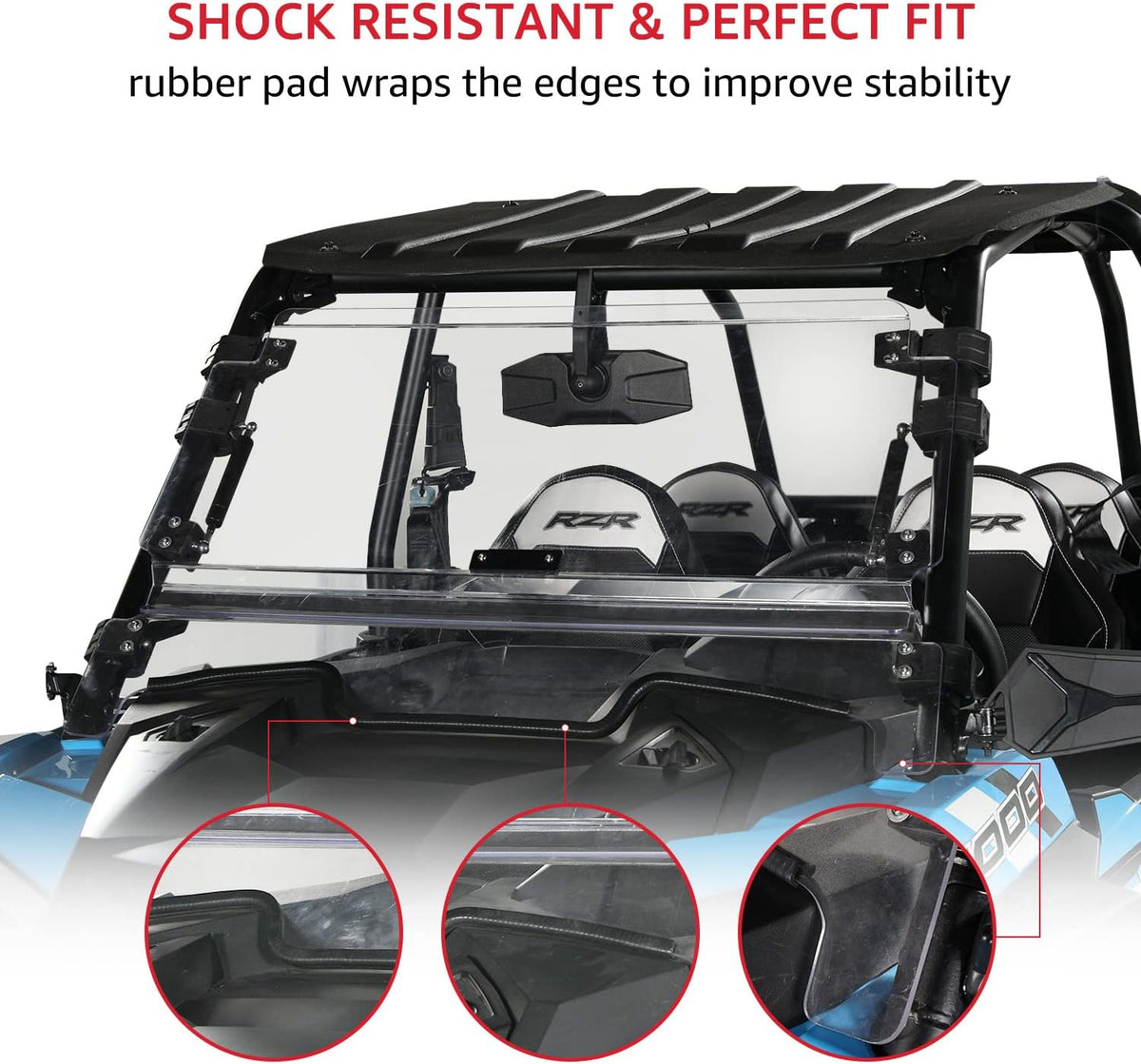 Folding Flip Windshield X3598