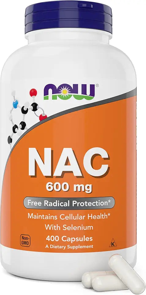 600 mg 400 Veg Capsules N-Acetyl Cysteine with Selenium W485