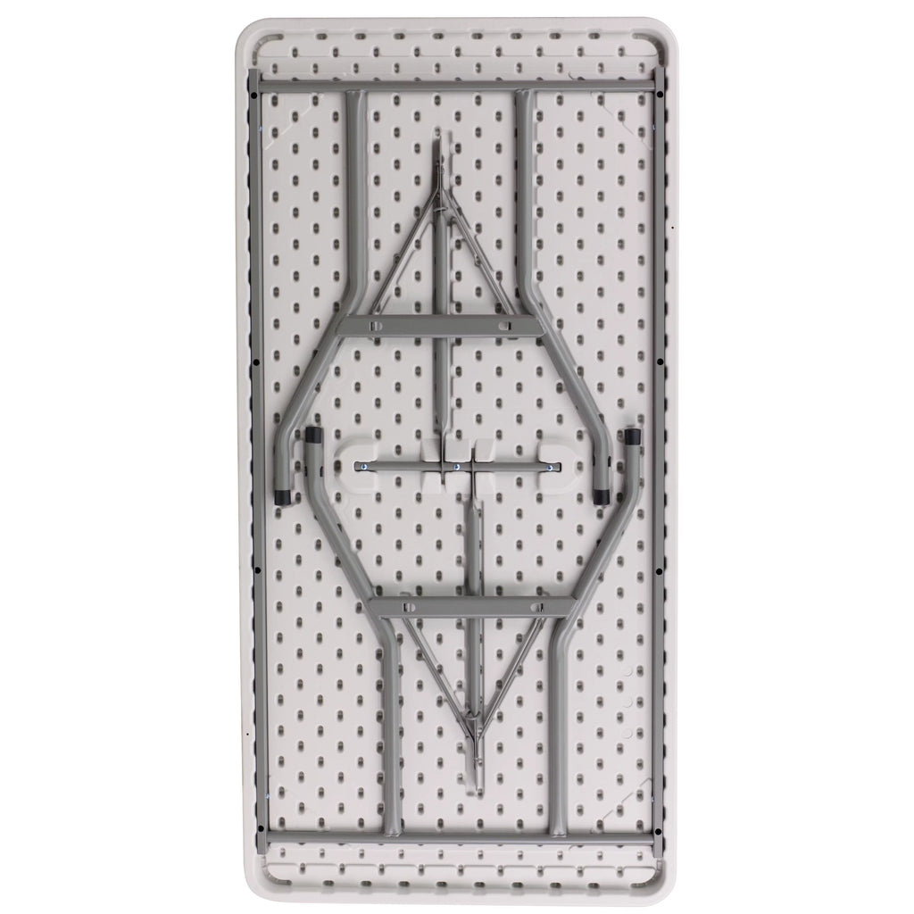 Granite White Plastic Folding Table Q8433
