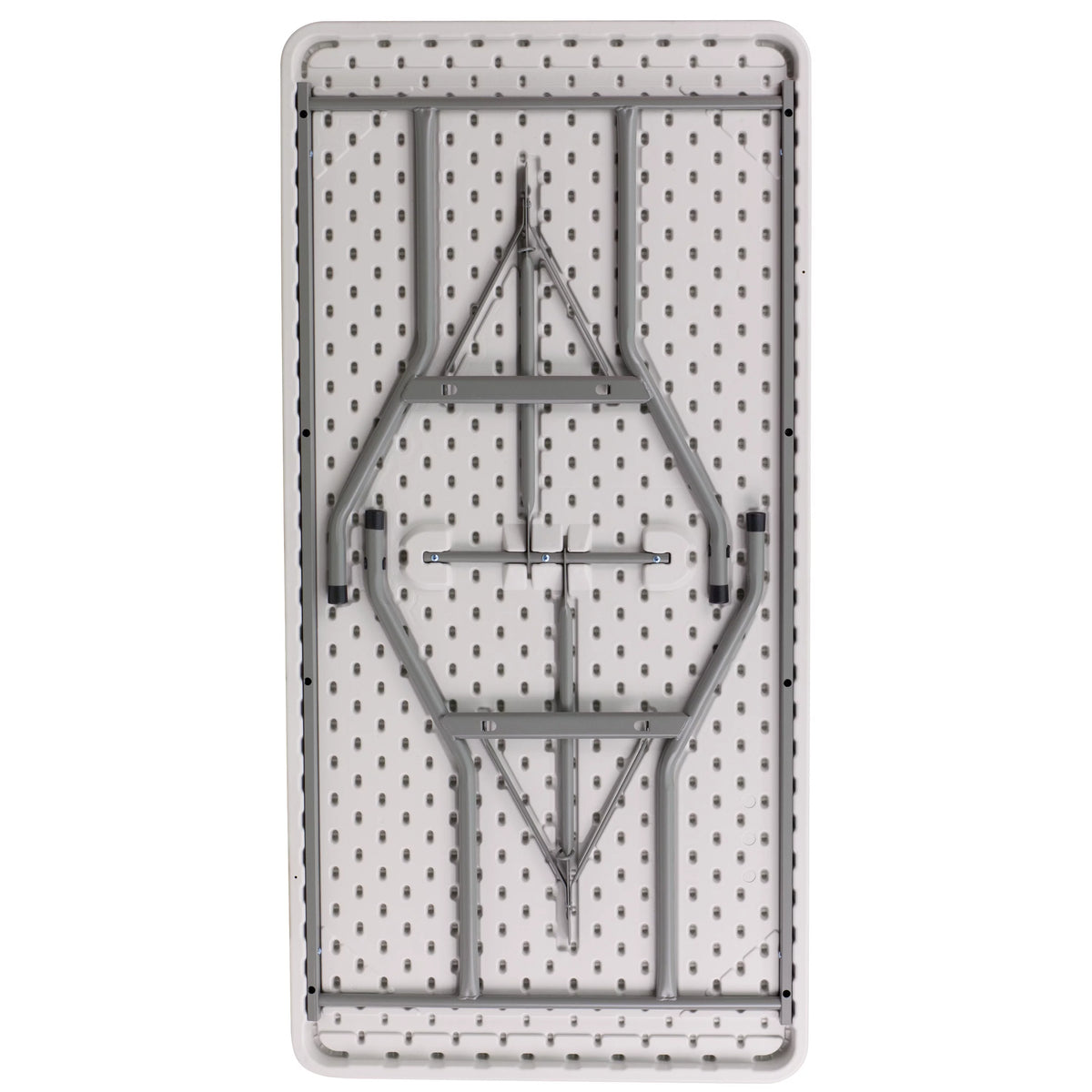 Granite White Plastic Folding Table Q8433