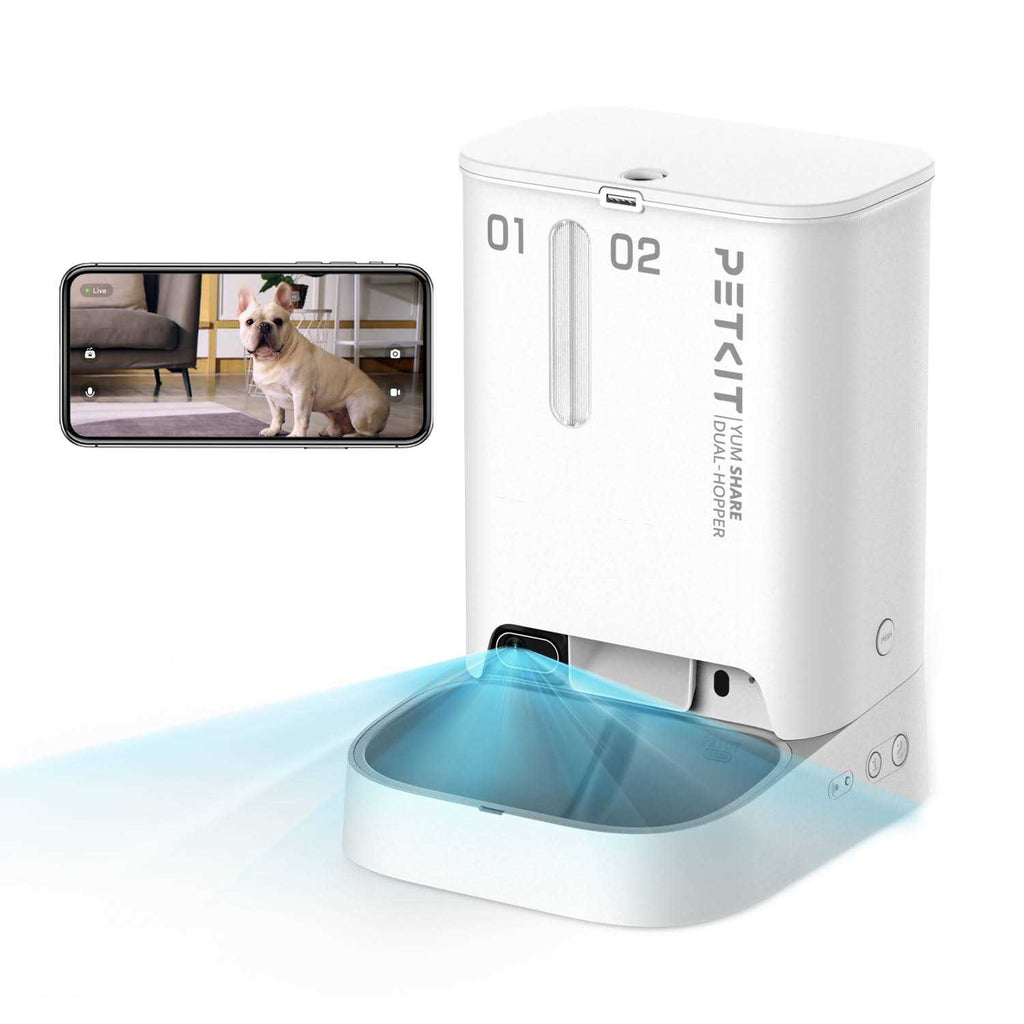5L Wifi Enabled Automatic Cat Feeder with Camera F384068