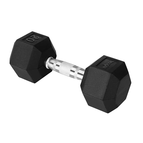 Chrome Hex Dumbbells 5-50 LBS Single N28987