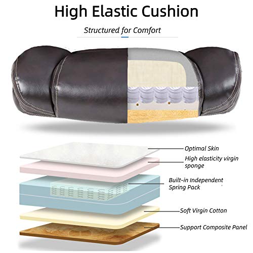 PU Leather Ergonomic High Back Office Chair with Massage Lumbar Support I503350