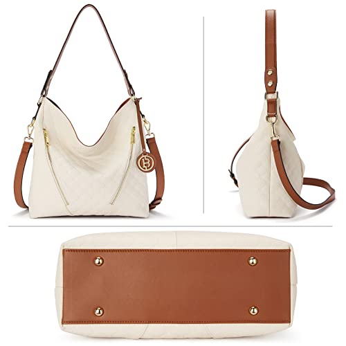 Brown Leather Hobo Shoulder Bag T95553