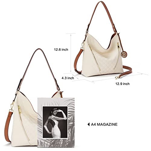 Brown Leather Hobo Shoulder Bag T95553