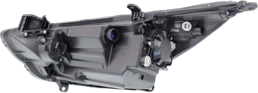 2015 2016 2017 Hyundai Accent Headlight Assembly Driver Side Black Housing Q3312