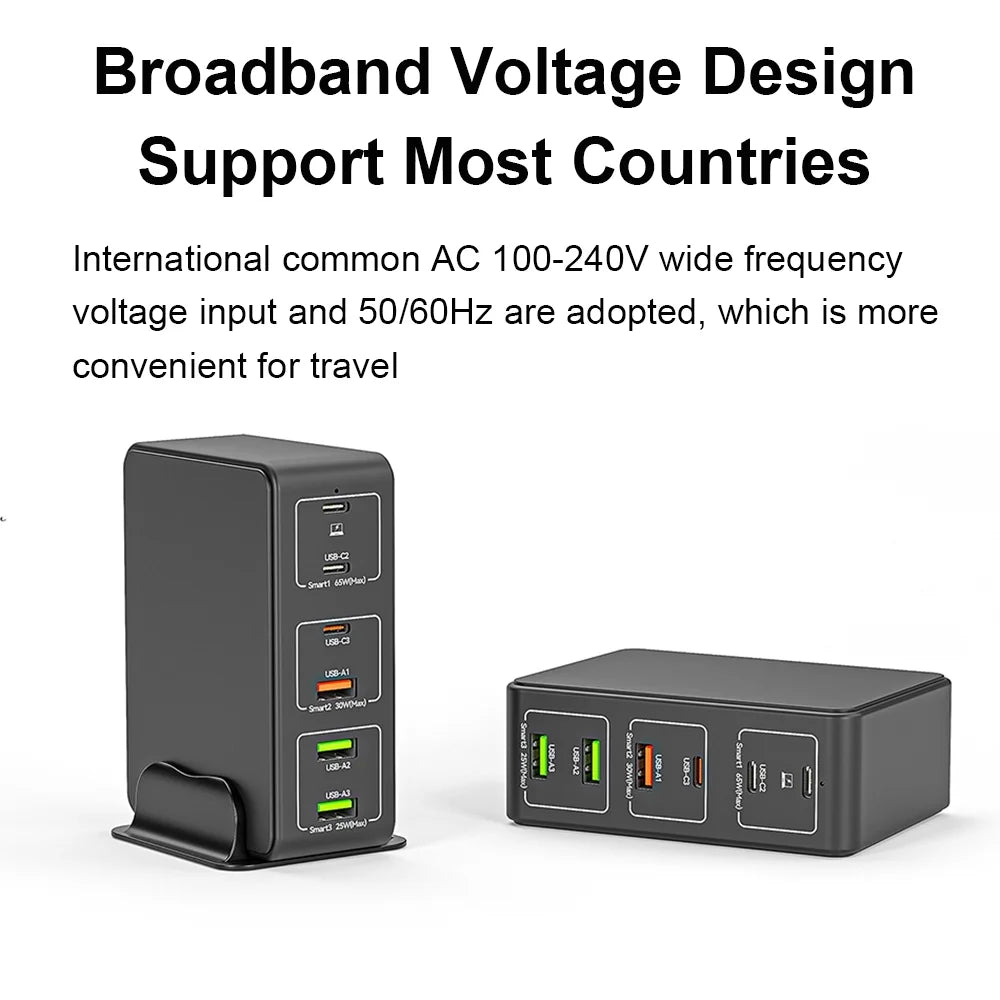 120W USB C 6-Port Charging Station Q839