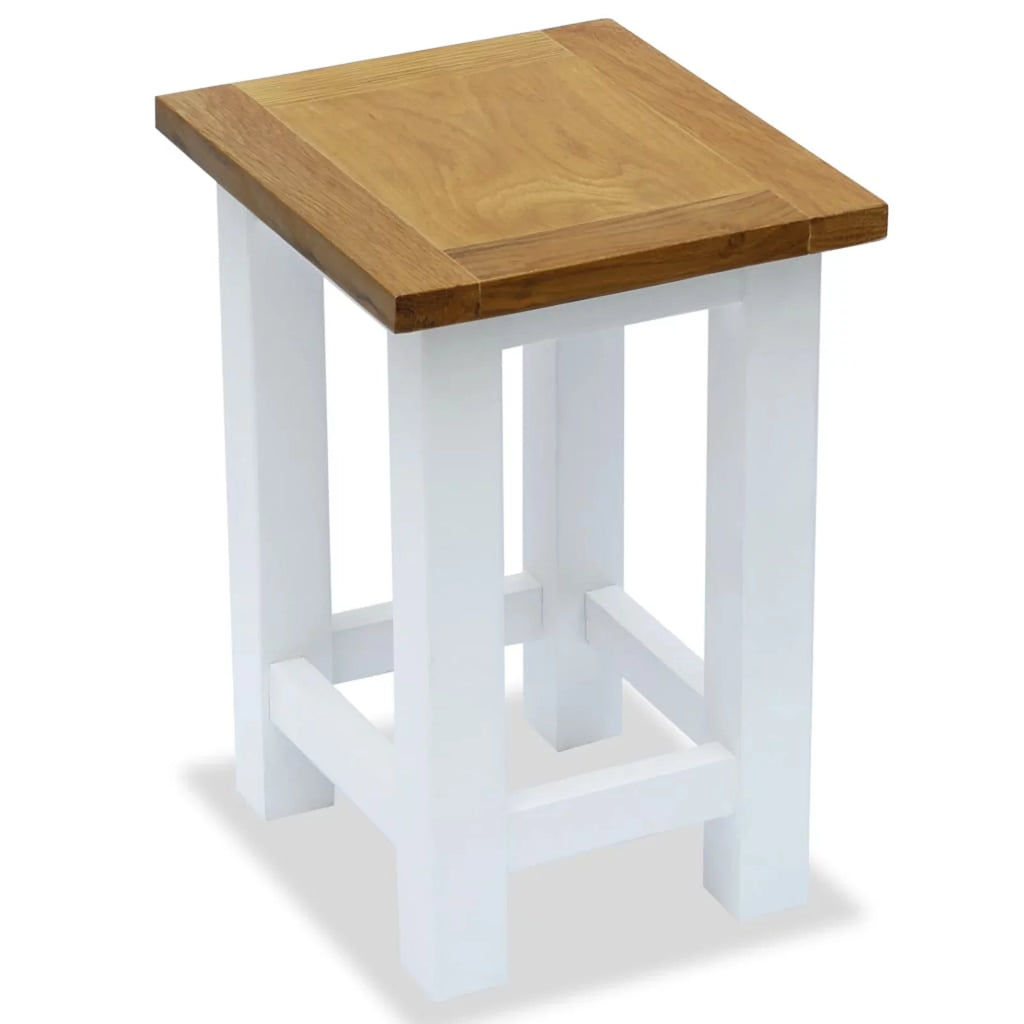 Solid Oak Wood End Table B694