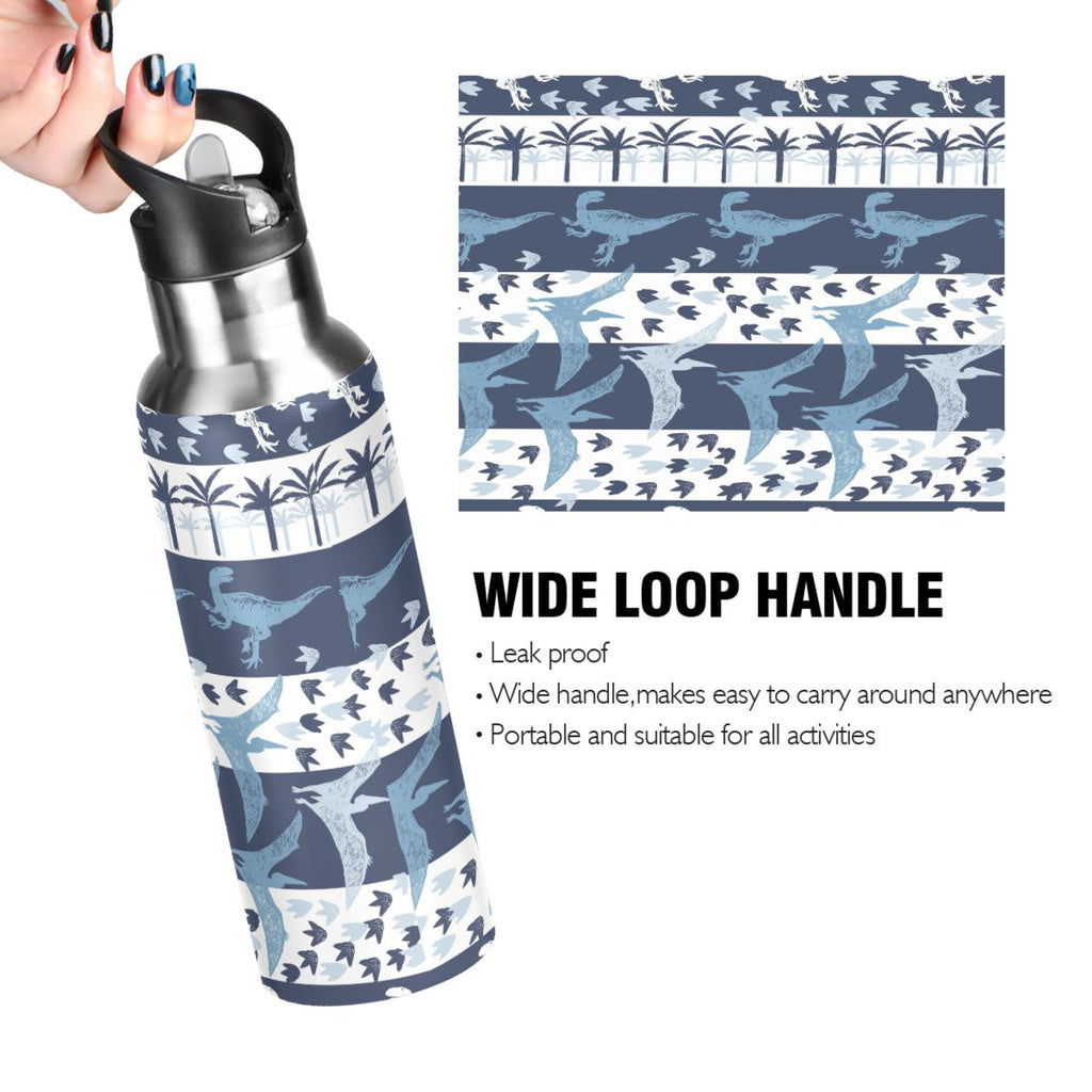Stainless Steel Insulated Water Bottle with Straw Lid R5045