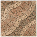 Brown Textured Square Flooring Tile M505
